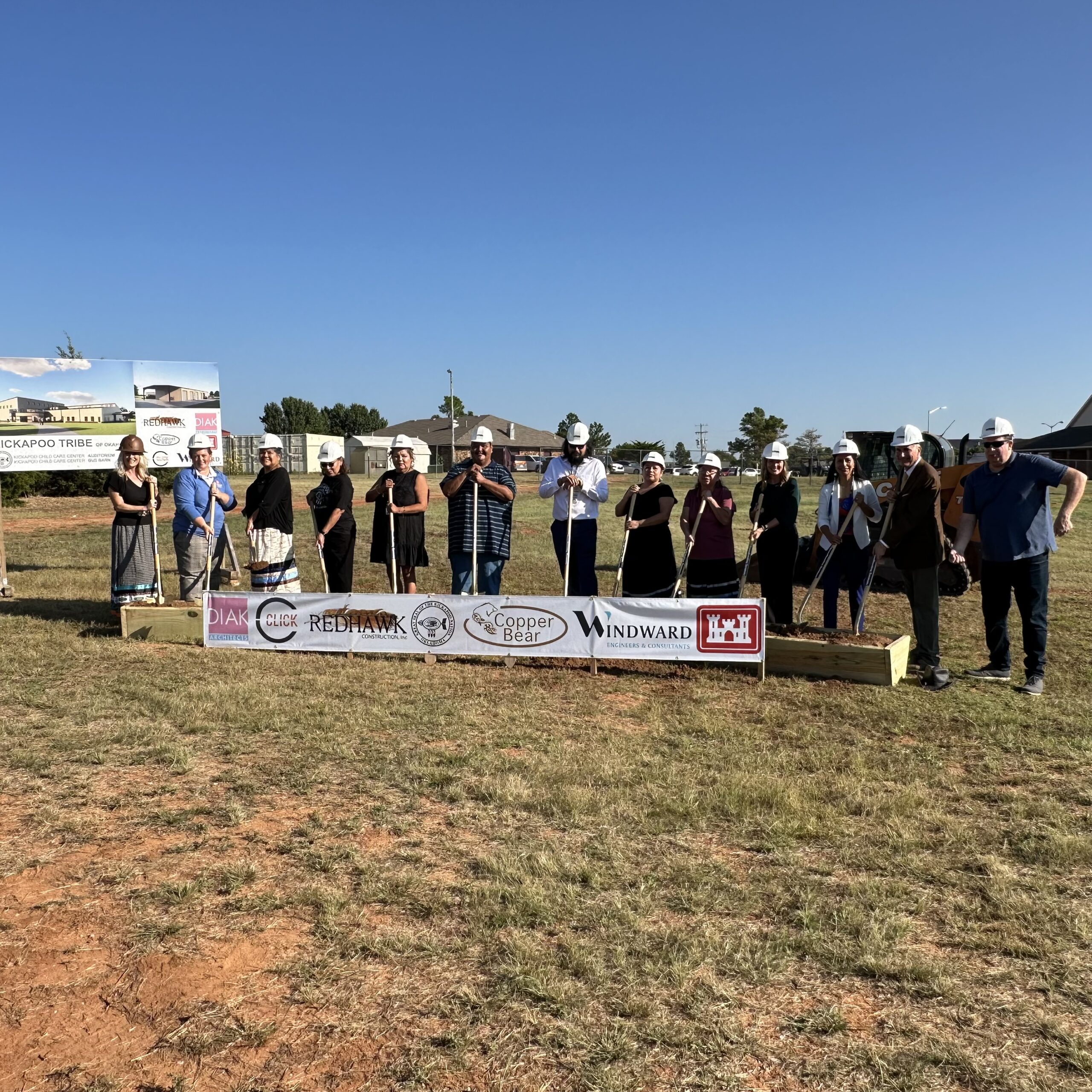 Kickapoo Childcare Auditorium Groundbreaking Sept 2025