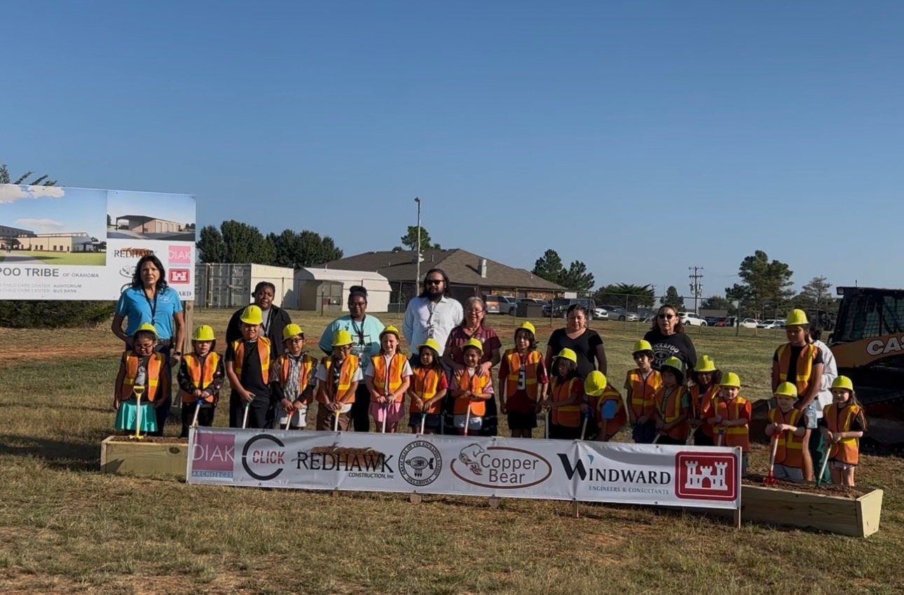Kickapoo Childcare Auditorium Groundbreaking Sept 2025
